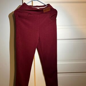 Women's Burgundy Pants